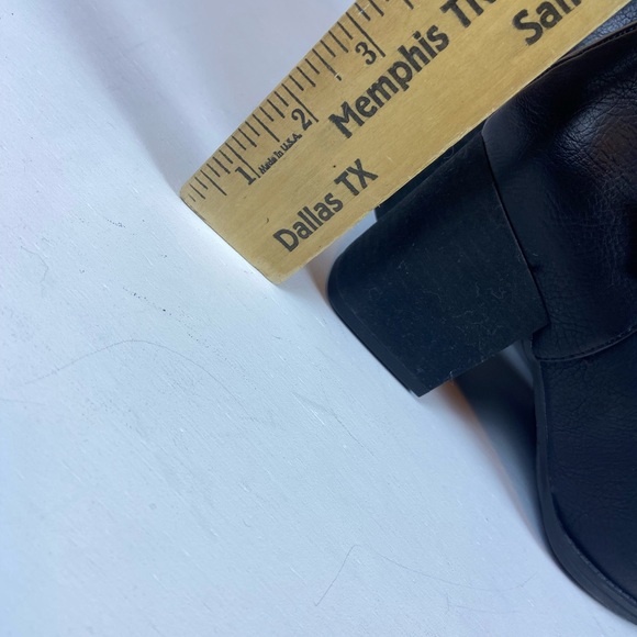 Soul Naturalizer Frost Wide Calf Black Knee High Boots 8.5W Block Heel NEW - Picture 9 of 12